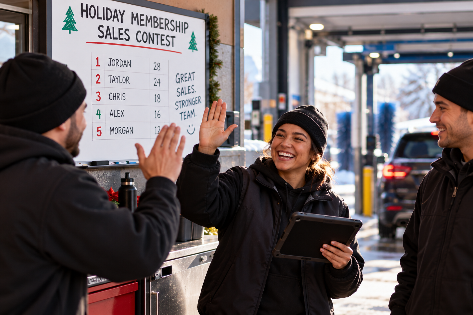 Motivating Attendants with Holiday Sales Contests